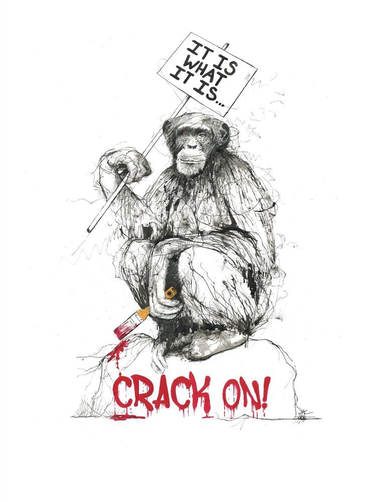 Crack On By Scott Tetlow Limited Edition - TheArtistsQuarter