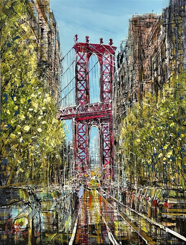 Manhattan Streets By Nigel Cooke (Original) STOCK, **Free, Next Day Delivery - TheArtistsQuarter