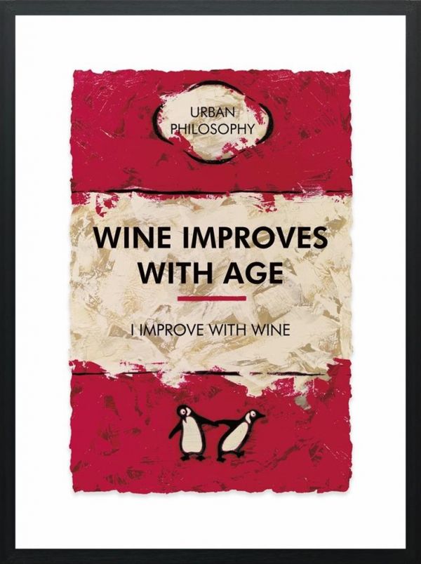 I Improve With Wine By Hue Folk - TheArtistsQuarter