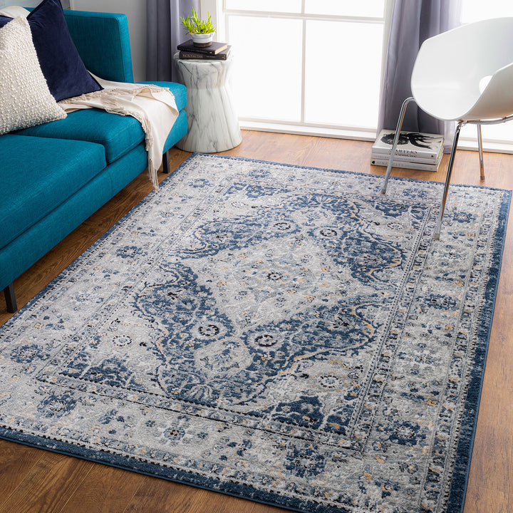Jolie Traditional Rug Blue - TheArtistsQuarter