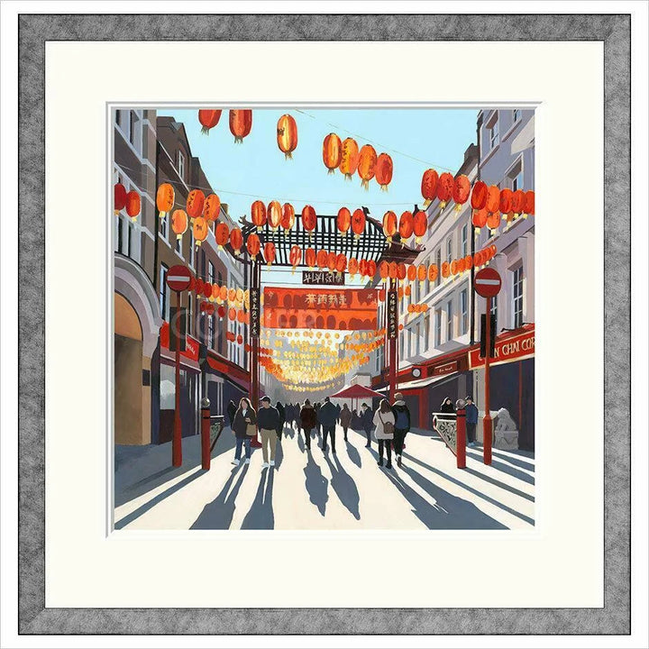 Evening Sun, China Town By Jo Quigley