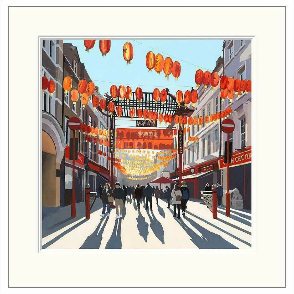 Evening Sun, China Town By Jo Quigley