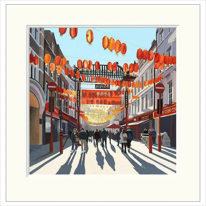 Evening Sun, China Town By Jo Quigley