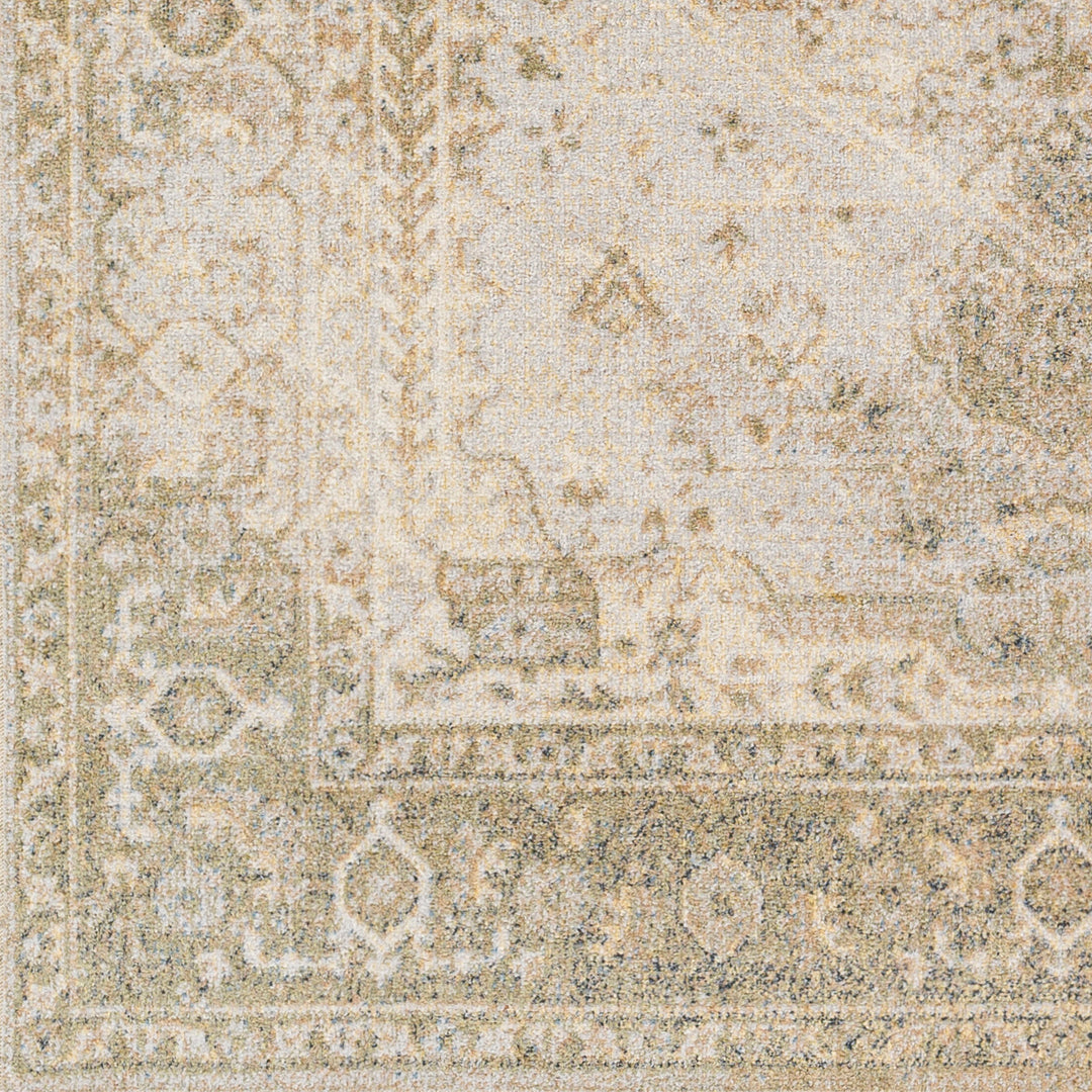 Lillian Traditional Washable Rug Brown & Beige - TheArtistsQuarter