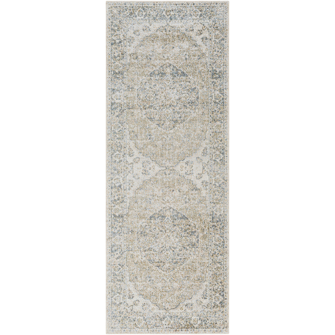 Lillian Traditional Washable Rug Green - TheArtistsQuarter