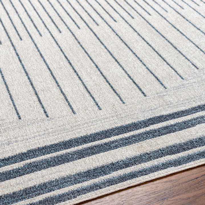 Lillian Geometric Washable Rug Beige - TheArtistsQuarter