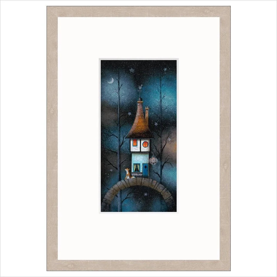 Love to the Moon by Gary Walton - framed