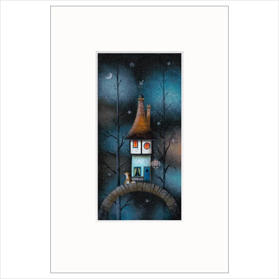 Love to the Moon by Gary Walton - mounted