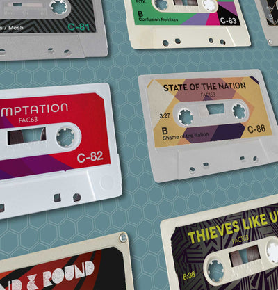 New Order 'FAC File' - Cassette Music Print - TheArtistsQuarter
