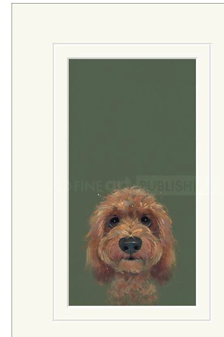 The Look by Nicky Litchfield mounted print