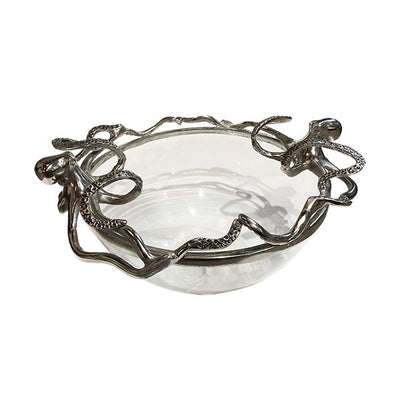 Culinary Concepts London. Large Octopus Glass Bowl - TheArtistsQuarter