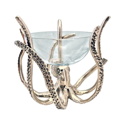 Culinary Concepts London. Mini Octopus Stand & Glass Bowl - TheArtistsQuarter