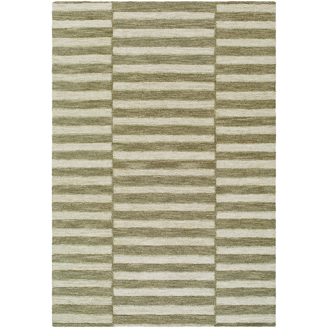 Idaho Modern Wool Rug Green - TheArtistsQuarter