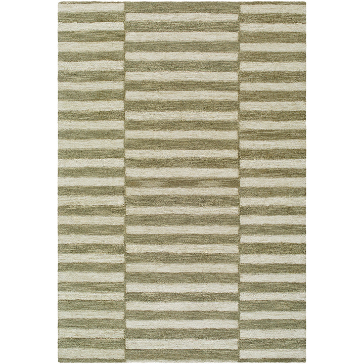 Idaho Modern Wool Rug Green - TheArtistsQuarter