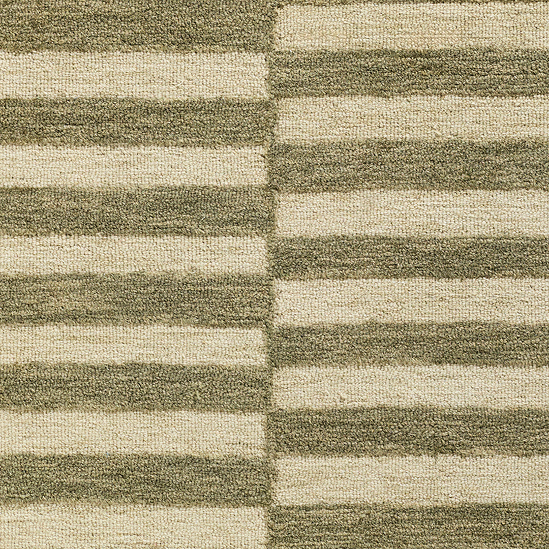 Idaho Modern Wool Rug Green - TheArtistsQuarter