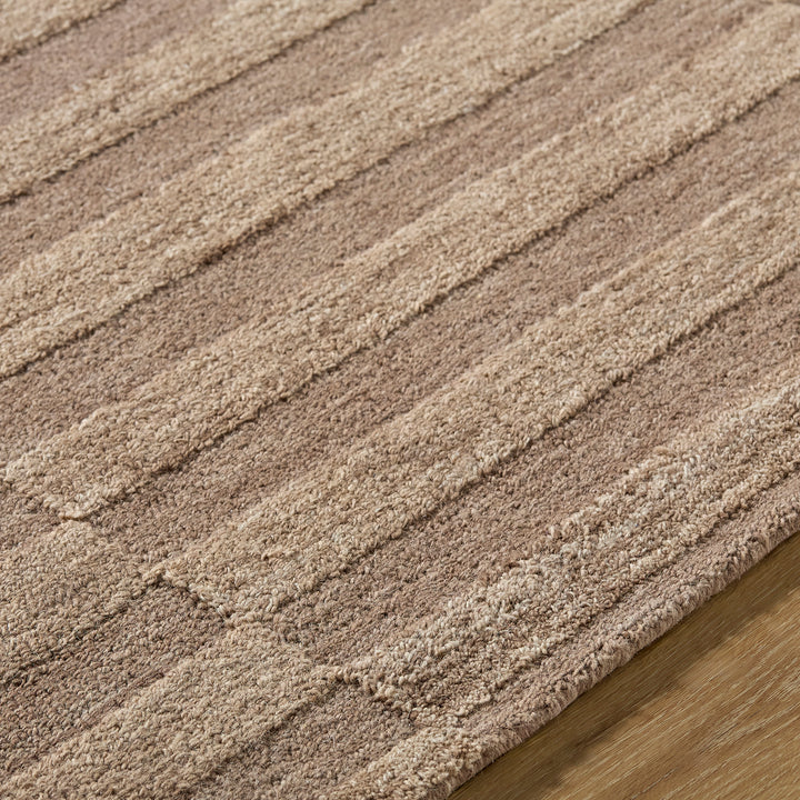 Idaho Modern Wool Rug Beige - TheArtistsQuarter