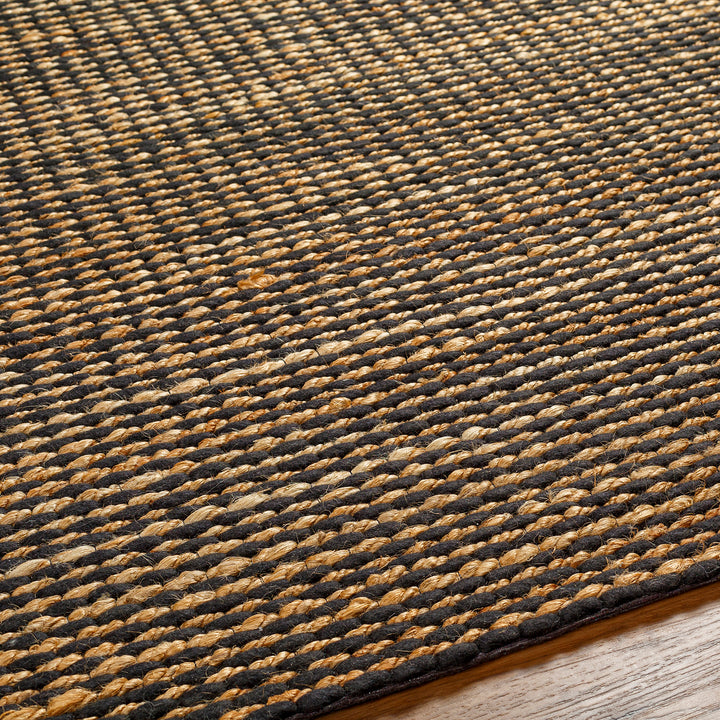 Priya Modern Jute Wool Rug Brown - TheArtistsQuarter