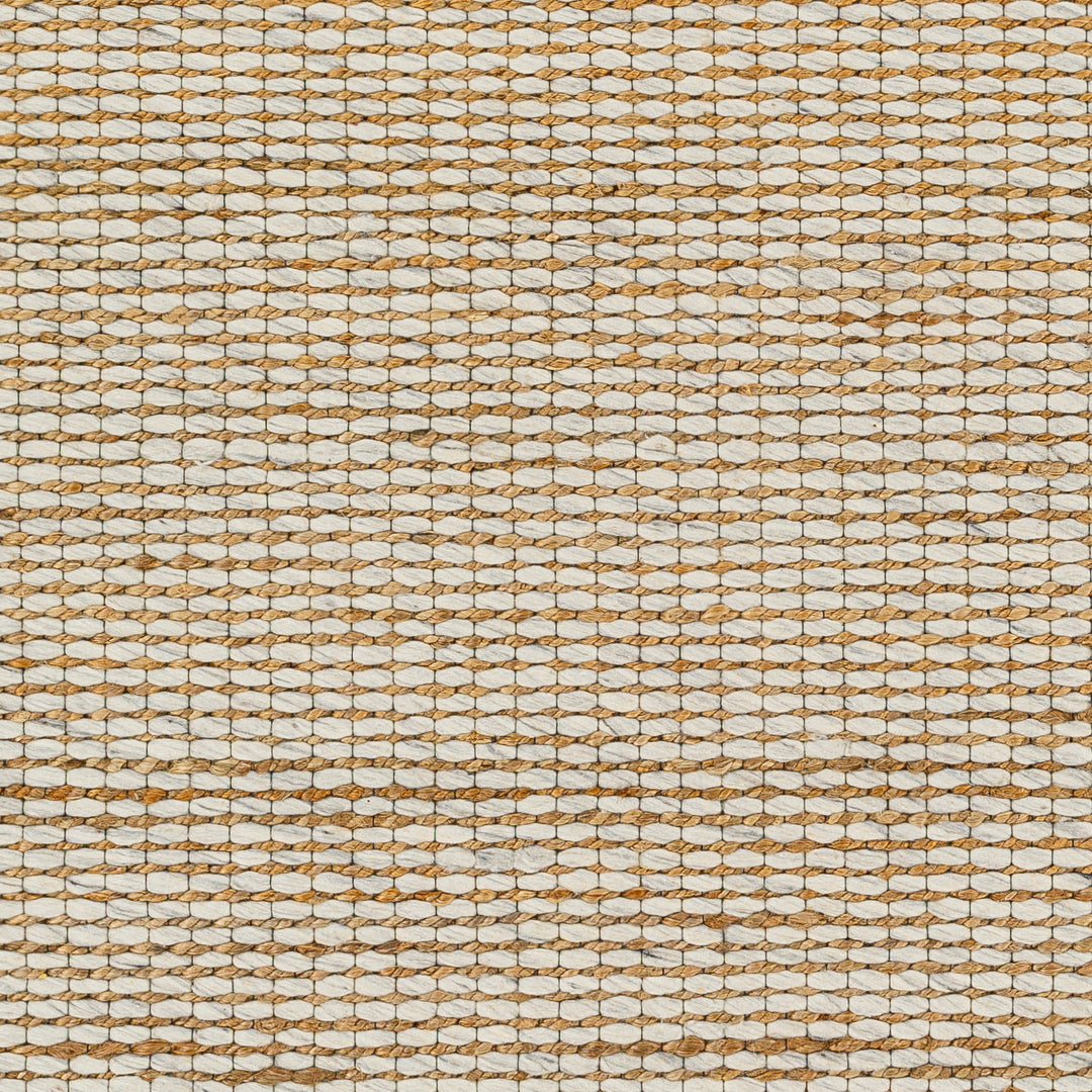 Priya Modern Jute Wool Rug Beige - TheArtistsQuarter