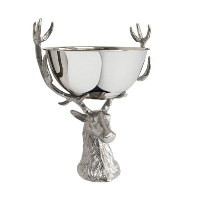 Culinary Concepts London. Small Punch Bowl with Stag Stand - TheArtistsQuarter