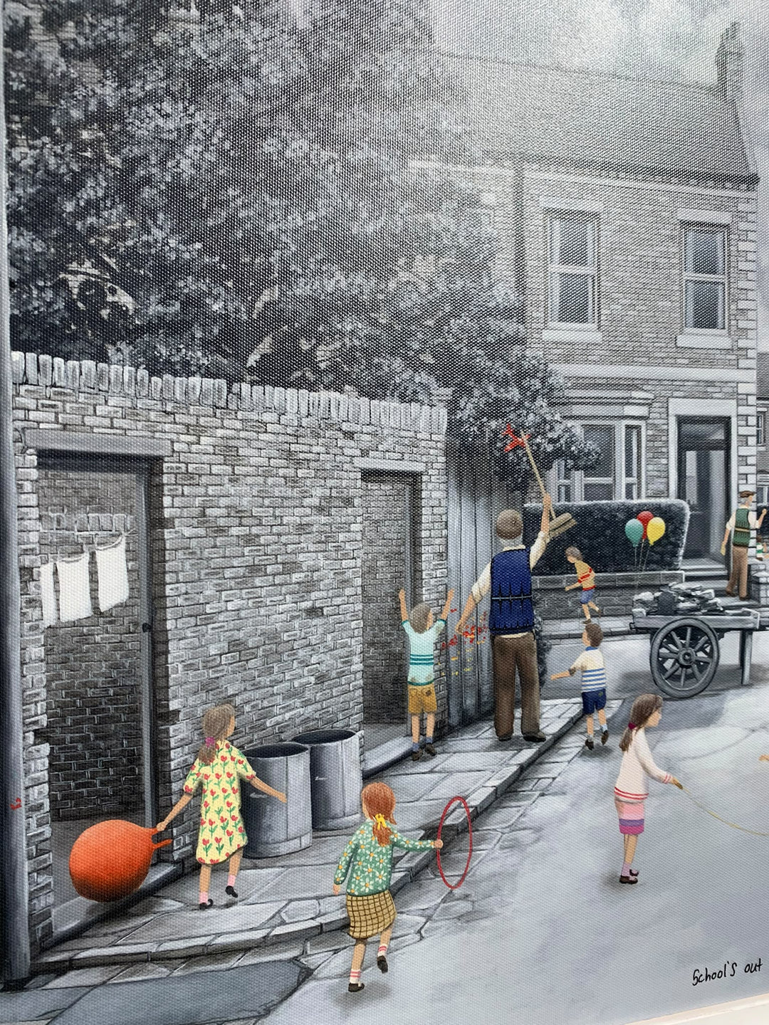 School's Out For Summer - Canvas by Leigh Lambert - TheArtistsQuarter