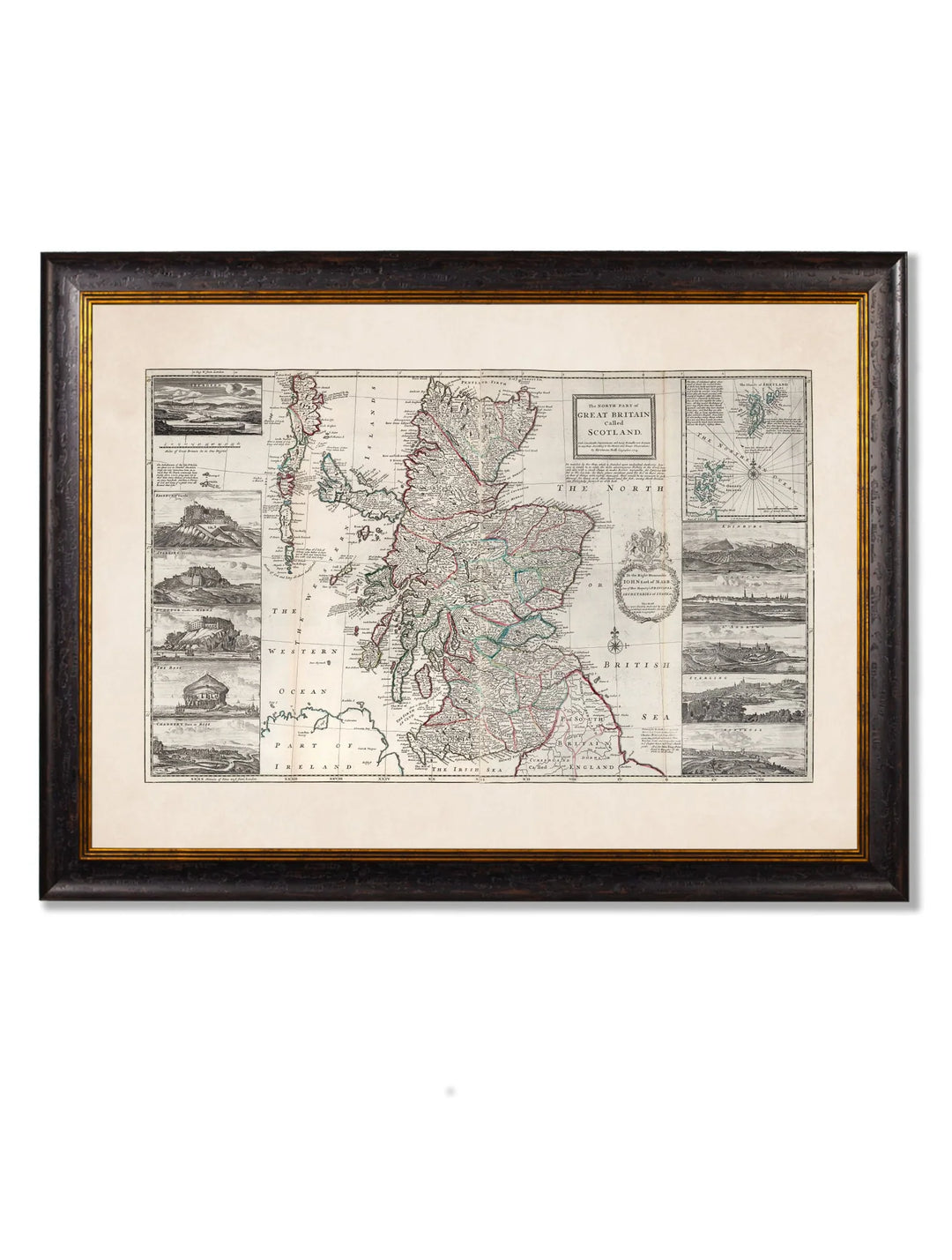 c.1714 Map of Scotland - TheArtistsQuarter