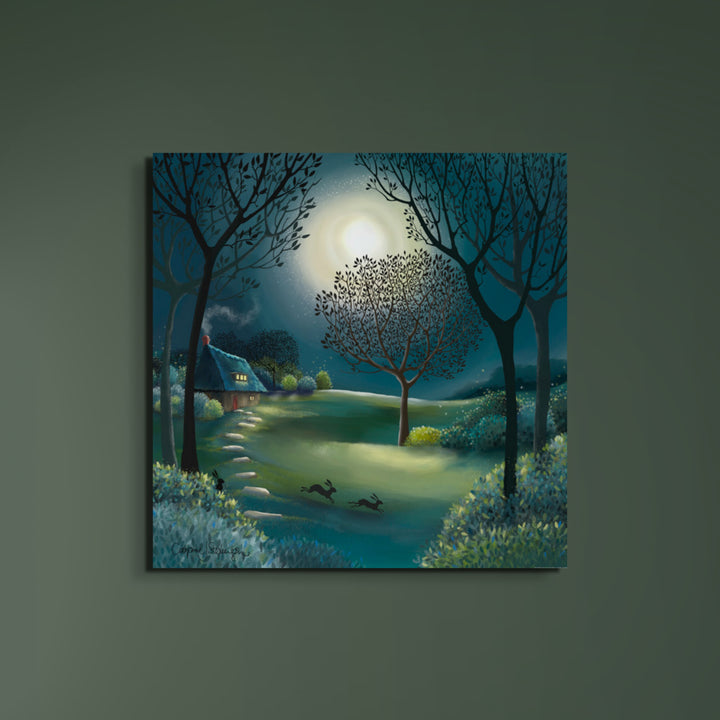 Race To The Moon (Canvas) By Catherine Stephenson *EXCLUSIVE* *Delivery mid June