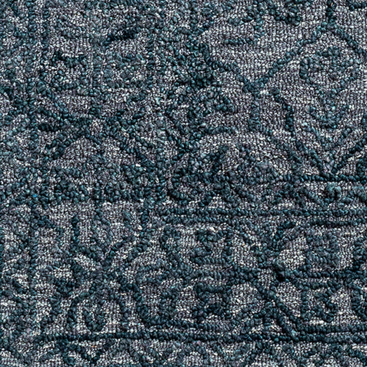 Sicily Vintage Wool Rug Blue - TheArtistsQuarter