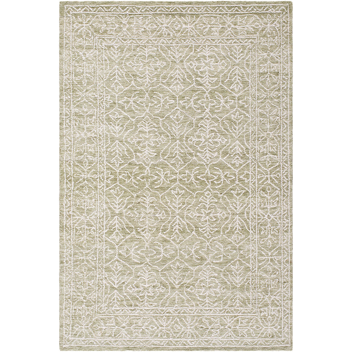 Sicily Vintage Wool Rug Green - TheArtistsQuarter