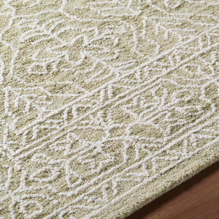 Sicily Vintage Wool Rug Green - TheArtistsQuarter