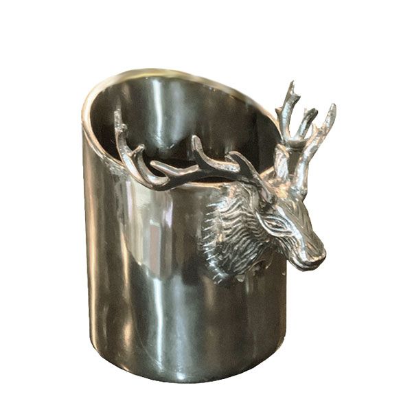 Culinary Concepts London. Stag Head Bottle Holder - TheArtistsQuarter