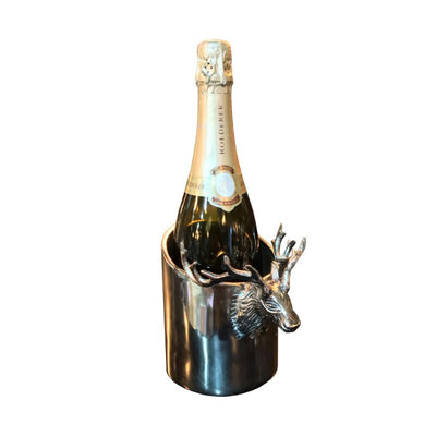 Culinary Concepts London. Stag Head Bottle Holder - TheArtistsQuarter