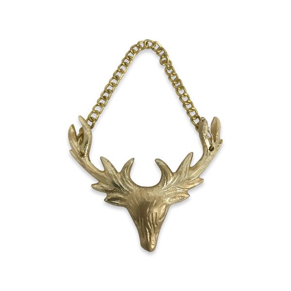 Culinary Concepts London. Stag Bottle Charm - Gold Finish - TheArtistsQuarter