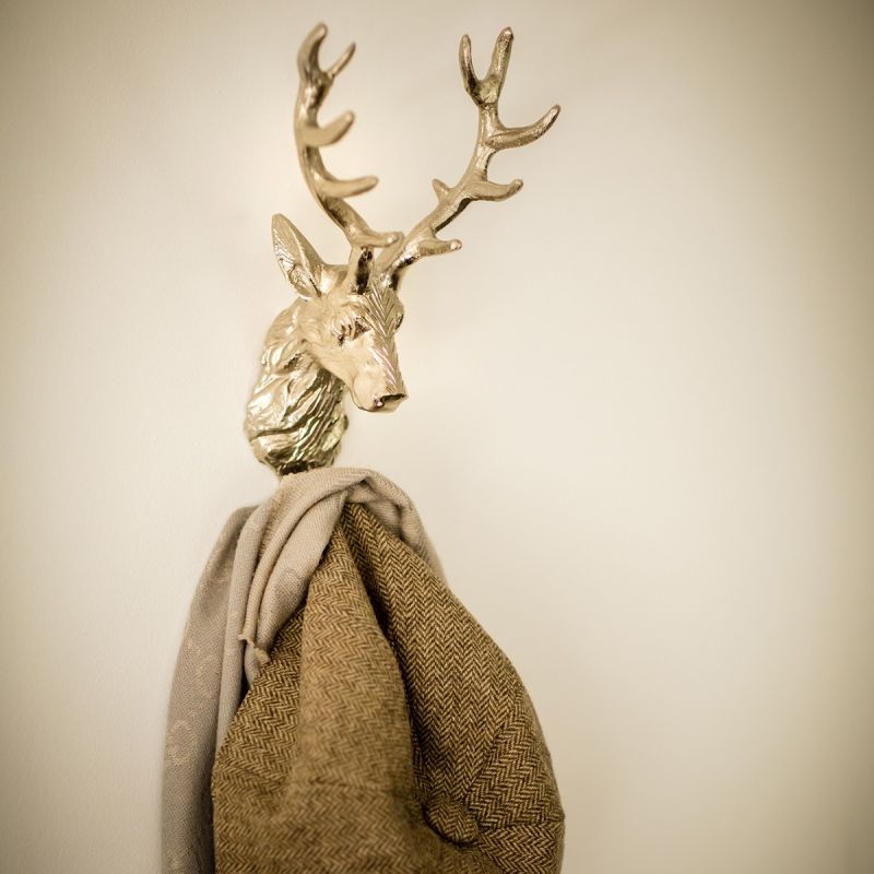 Culinary Concepts London. Stag Head Coat Hook - TheArtistsQuarter