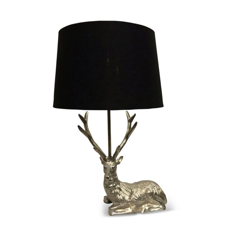 Culinary Concepts London. Small Resting Stag Table Lamp - TheArtistsQuarter