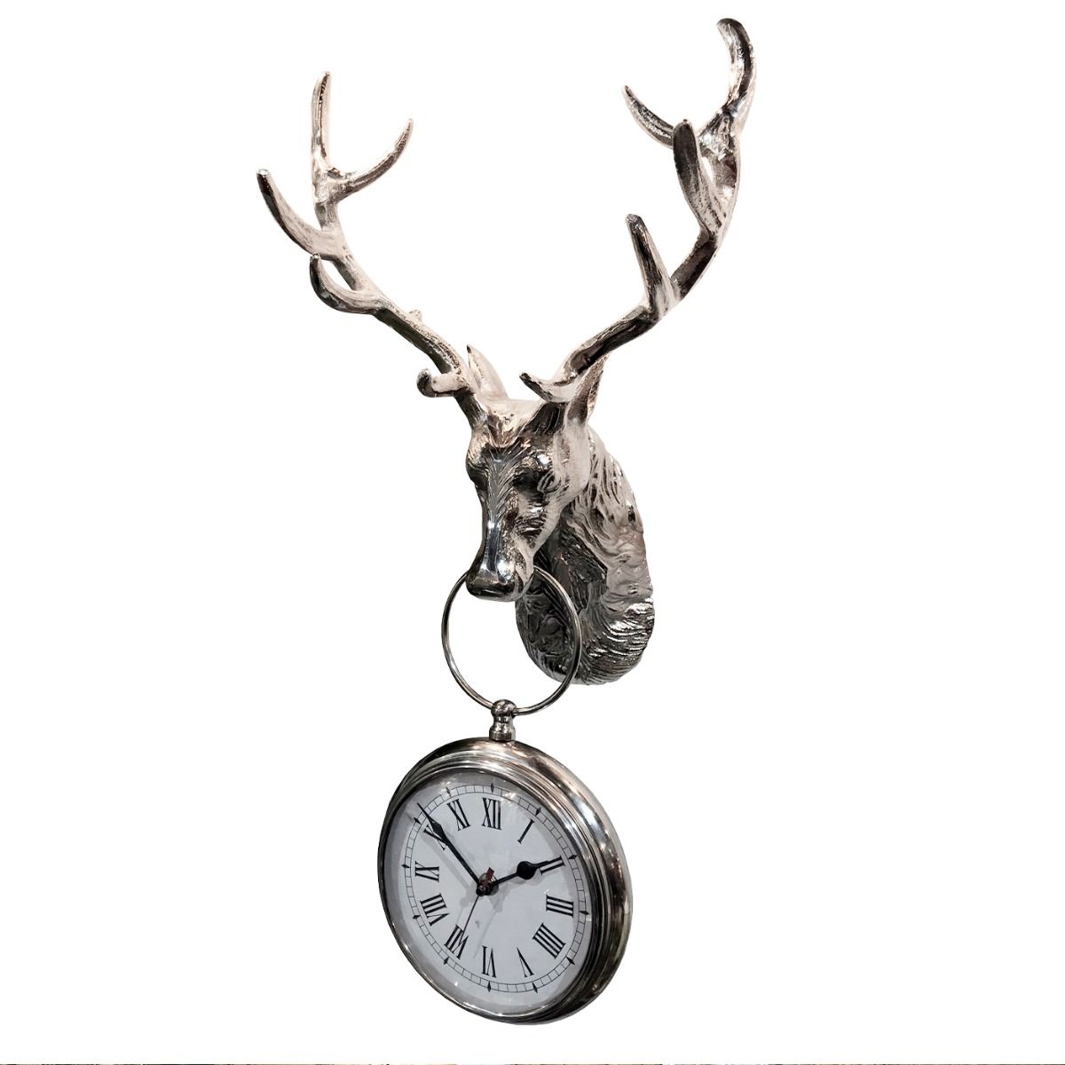 Culinary Concepts London. Stag Head Wall Clock - TheArtistsQuarter