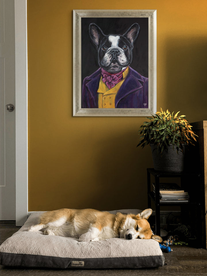 Sir Montague Barksalot (Large Version) By Louise Brown - TheArtistsQuarter