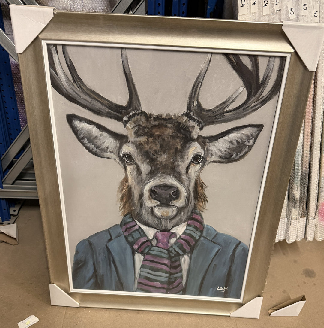 Stanley Stag By Louise Brown - TheArtistsQuarter