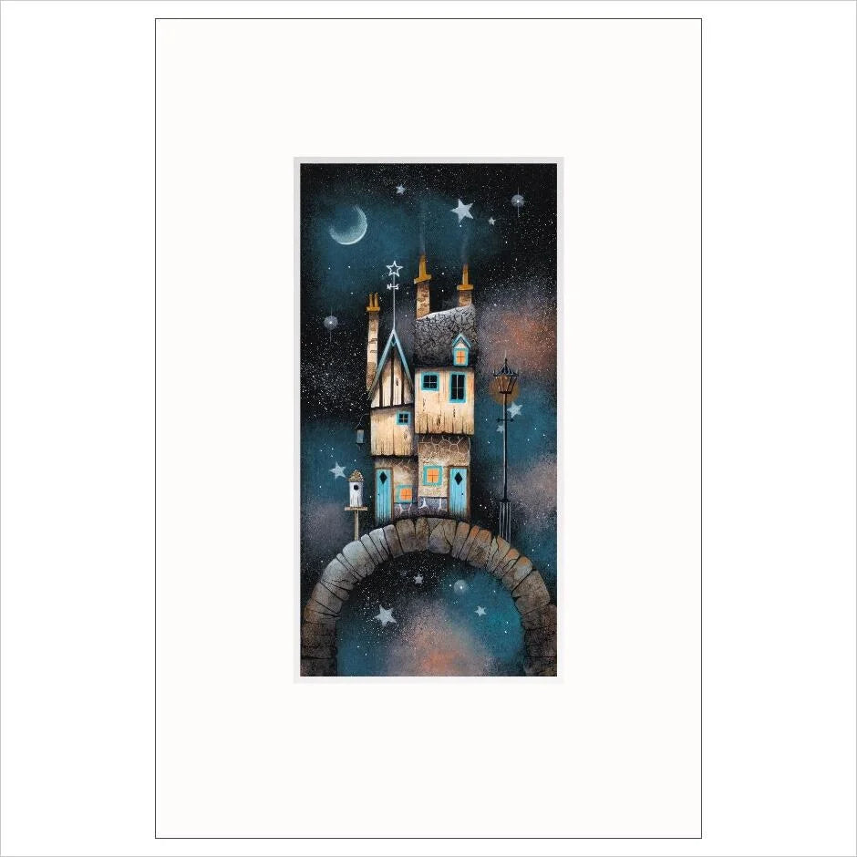 Star Cottage by Gary Walton - mounted