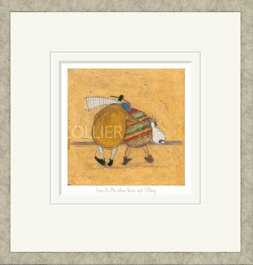 Lean on Me when You're Not Strong By Sam Toft - TheArtistsQuarter