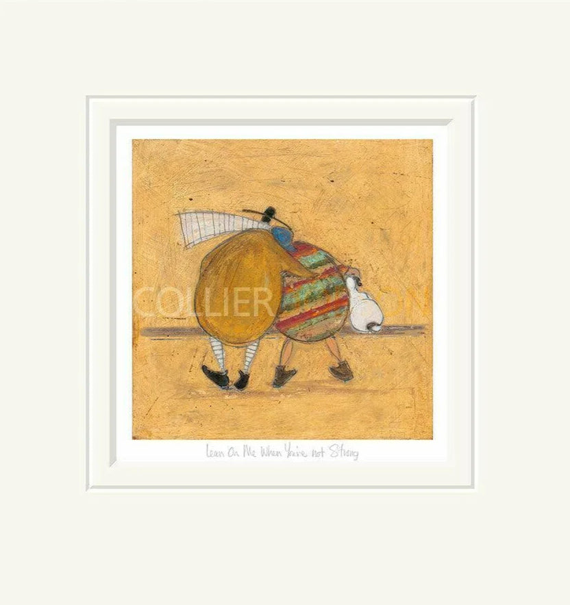 Lean on Me when You're Not Strong By Sam Toft - TheArtistsQuarter