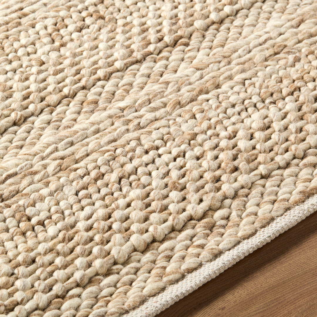 Tahoe II Global Wool Rug Tan - TheArtistsQuarter