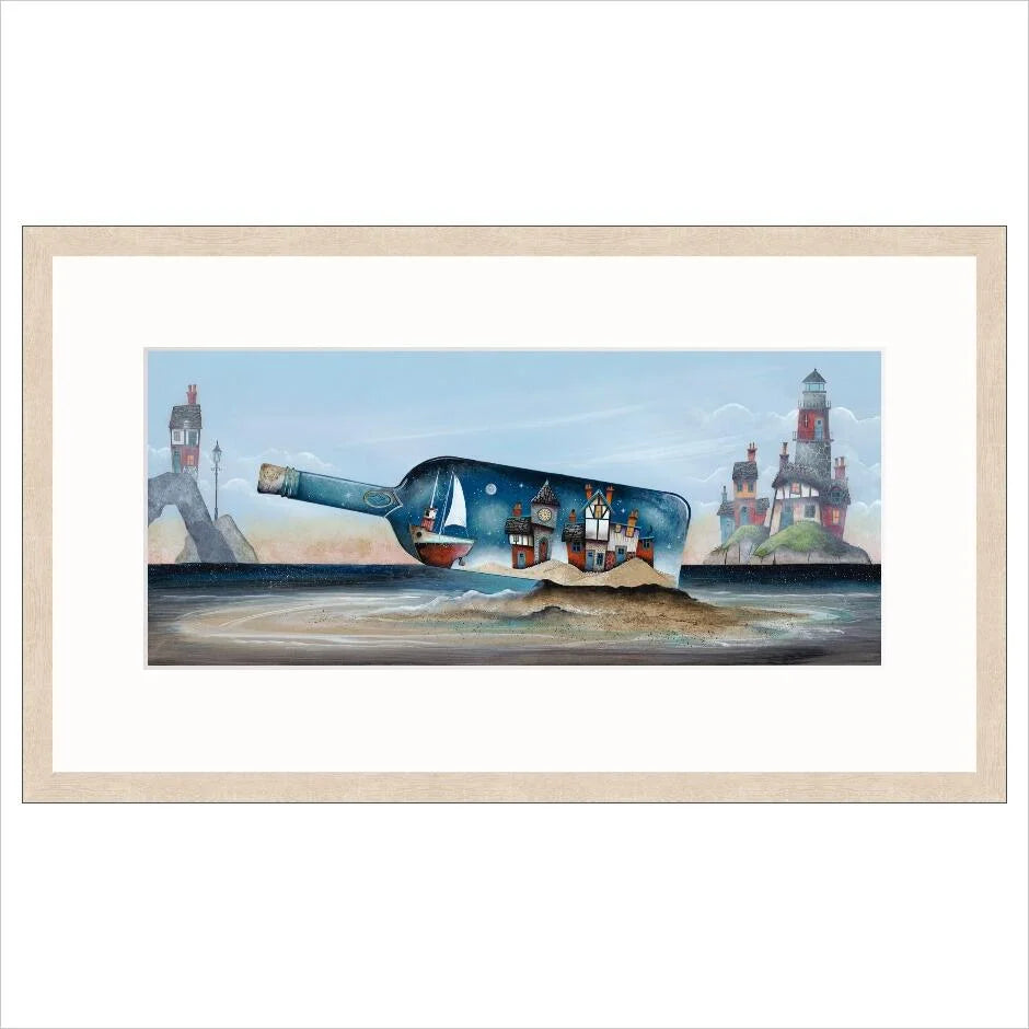 The Clock Tower by Gary Walton - framed