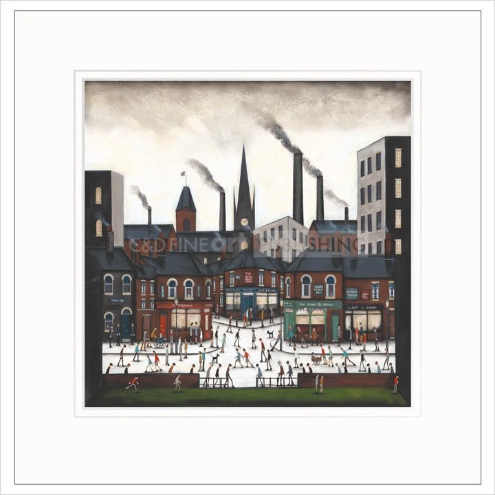 The Heart of the Town by Sean Durkin - mounted
