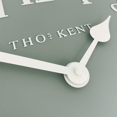 Thomas Kent London. Arabic Wall Clock 12" (31 cm) Seagrass - TheArtistsQuarter