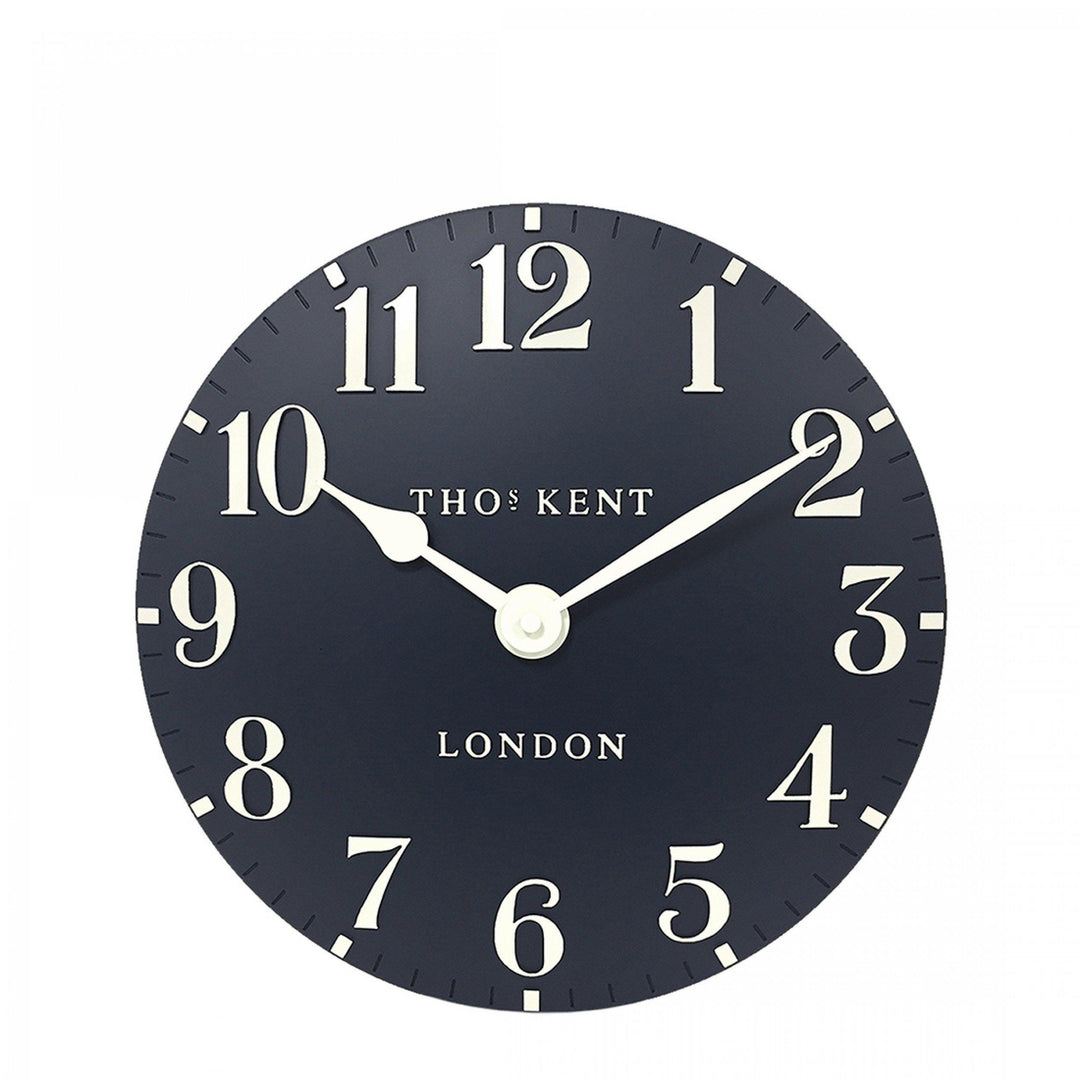 Thomas Kent London. Arabic Wall Clock 12" (31cm) Ink Blue *PRE-ORDER DELIVERY EARLY JUNE** - TheArtistsQuarter