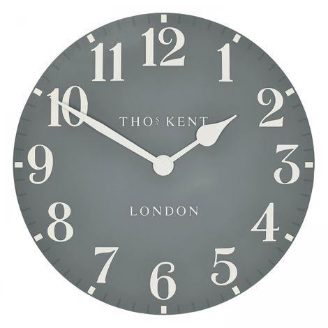 Thomas Kent London. Arabic Wall Clock 20" (51cm) Flax Blue - TheArtistsQuarter
