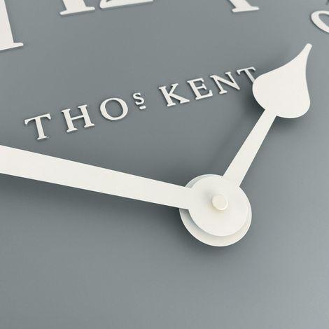 Thomas Kent London. Arabic Wall Clock 20" (51cm) Flax Blue - TheArtistsQuarter