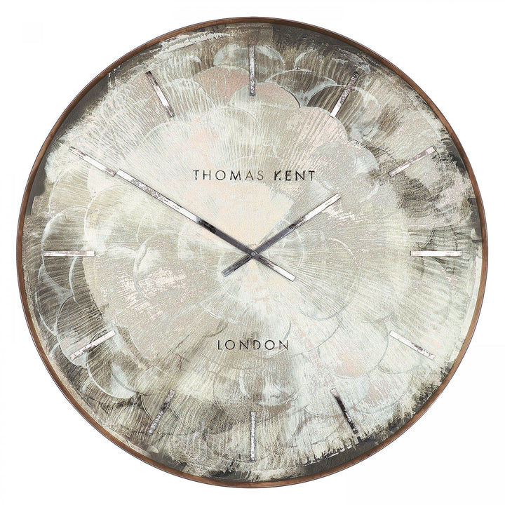 Thomas Kent London. Charleston Wall Clock Grey Silver - TheArtistsQuarter