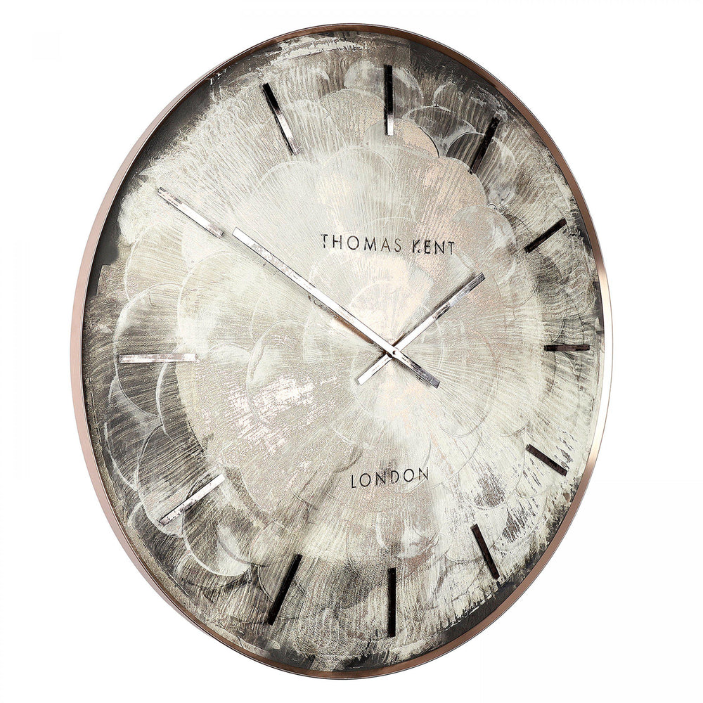 Thomas Kent London. Charleston Wall Clock Grey Silver - TheArtistsQuarter