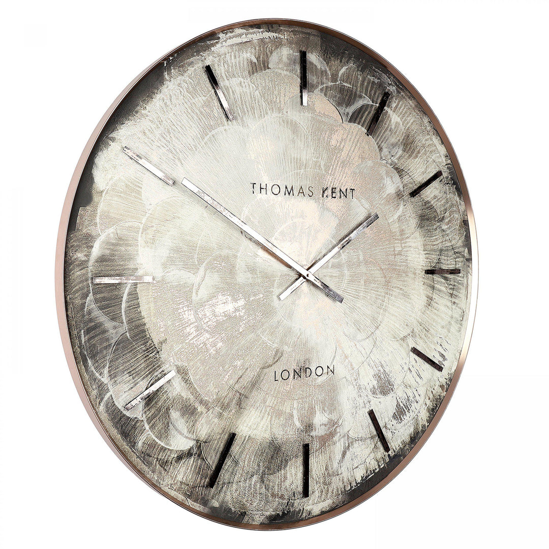 Thomas Kent London. Charleston Wall Clock Grey Silver - TheArtistsQuarter